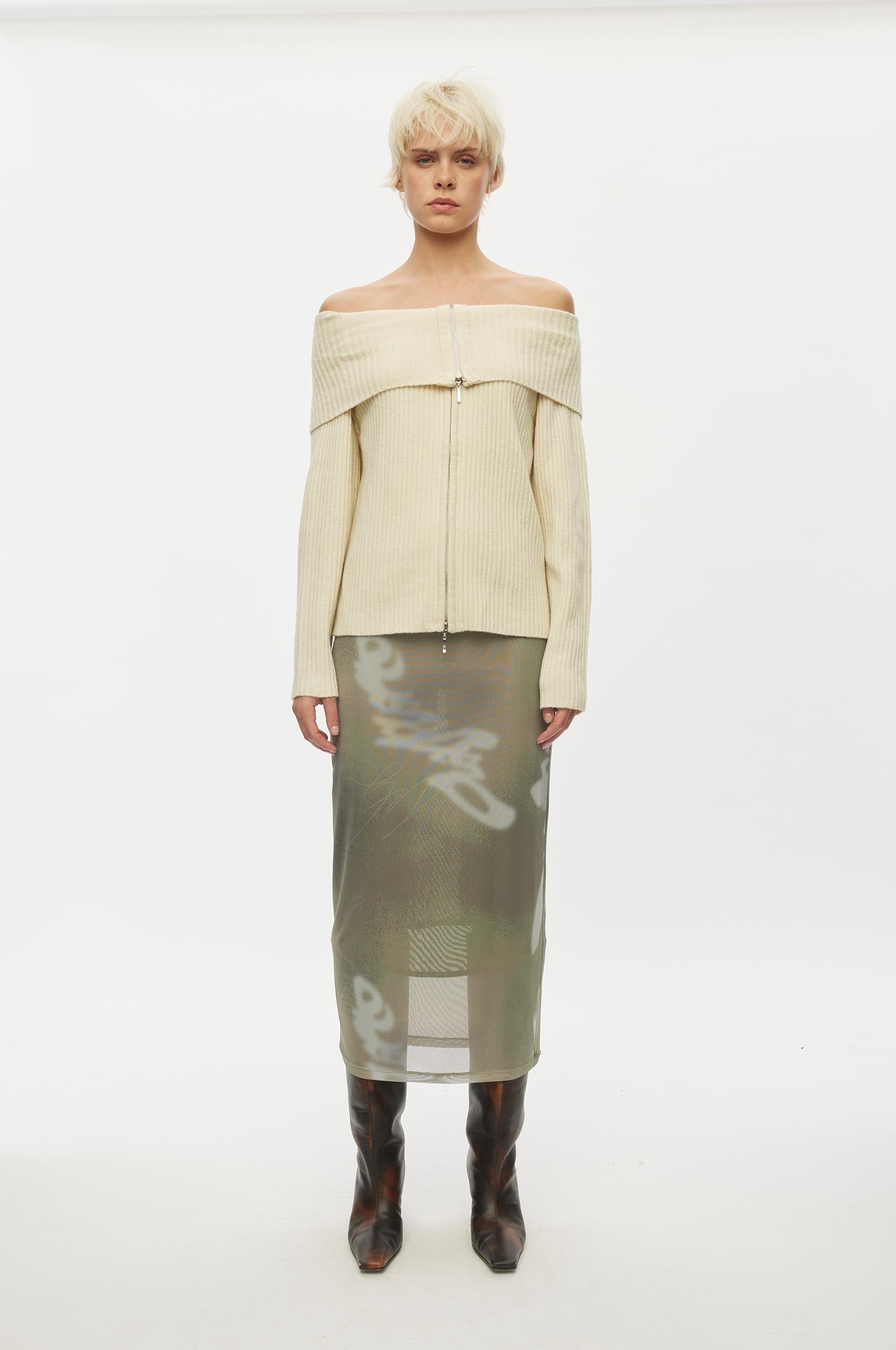 Fave Zip Cardigan – oval-square.com