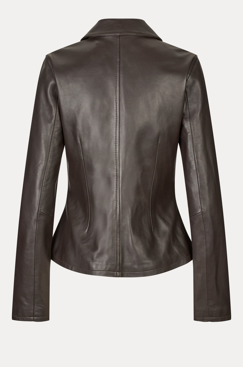 Deep Leather Blouse