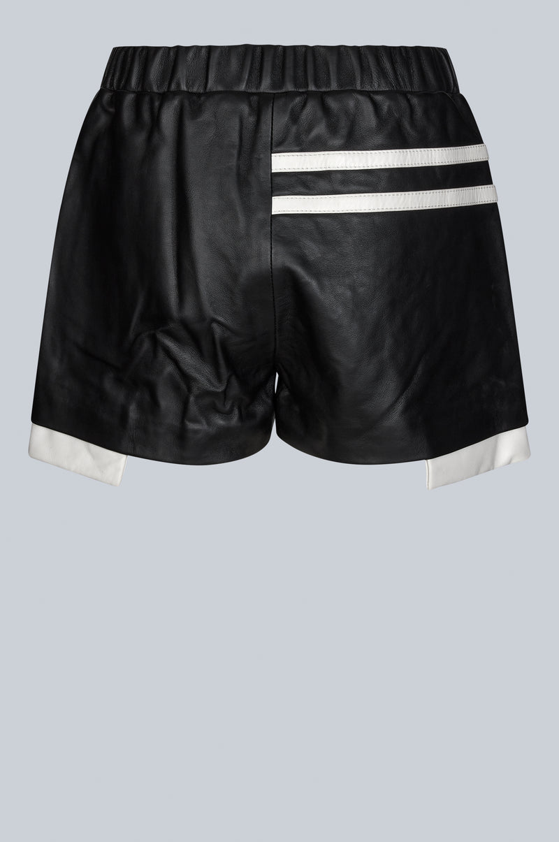 Race Leather Shorts