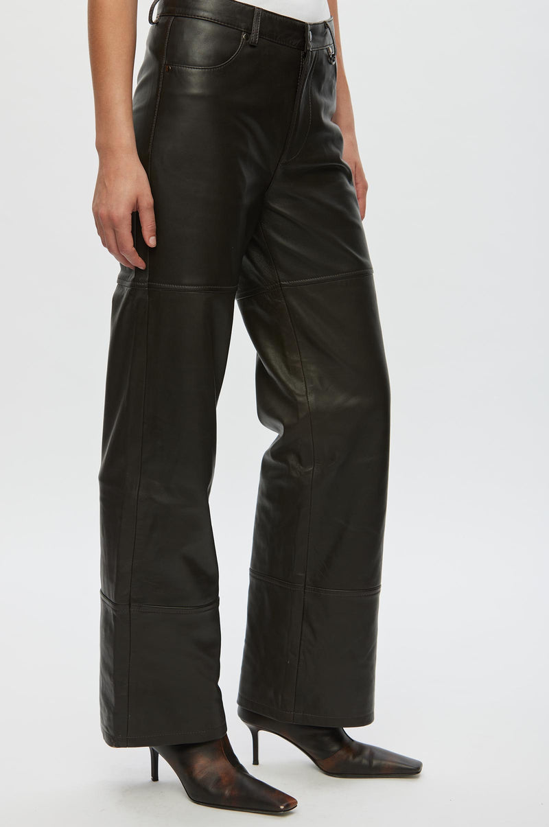 Time Leather Trousers