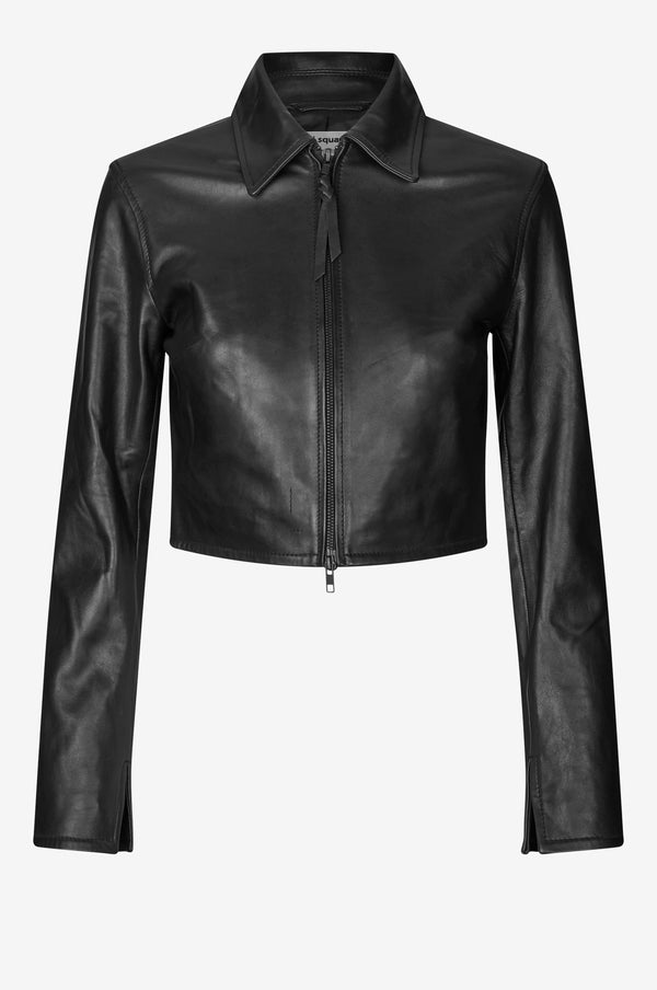 Roadie Leather Zip Blouse