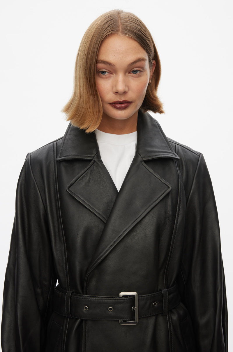 Roadie Leather Coat