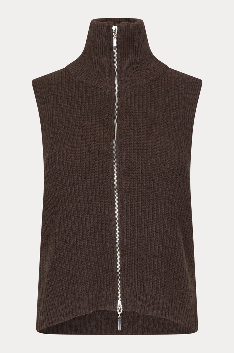 Fave Knit Zip Vest