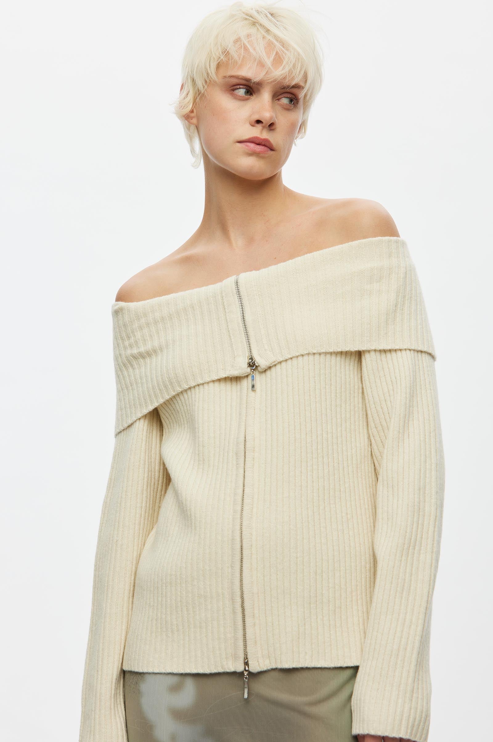 Fave Zip Cardigan – oval-square.com