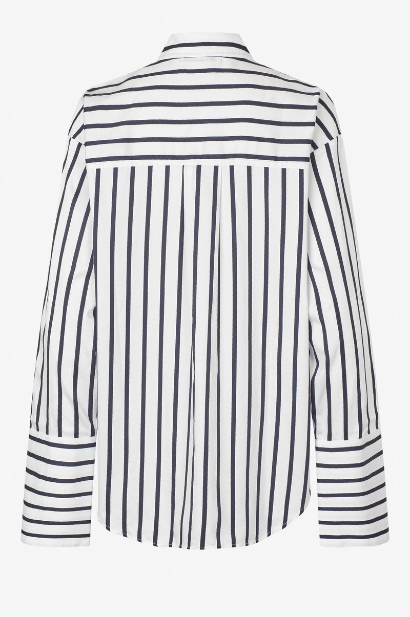 Daily Striped Oversized Shirt