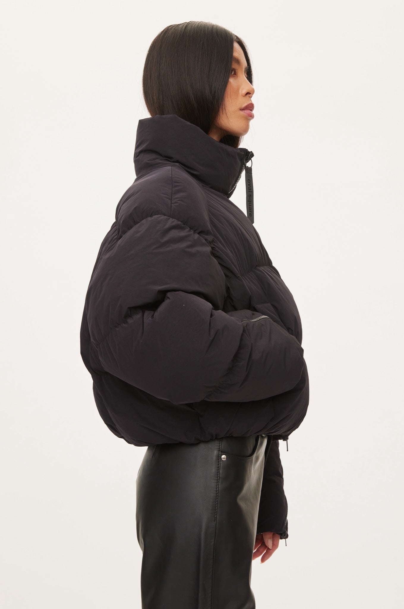 Oval Square Act Jacket COATS 8001 Black