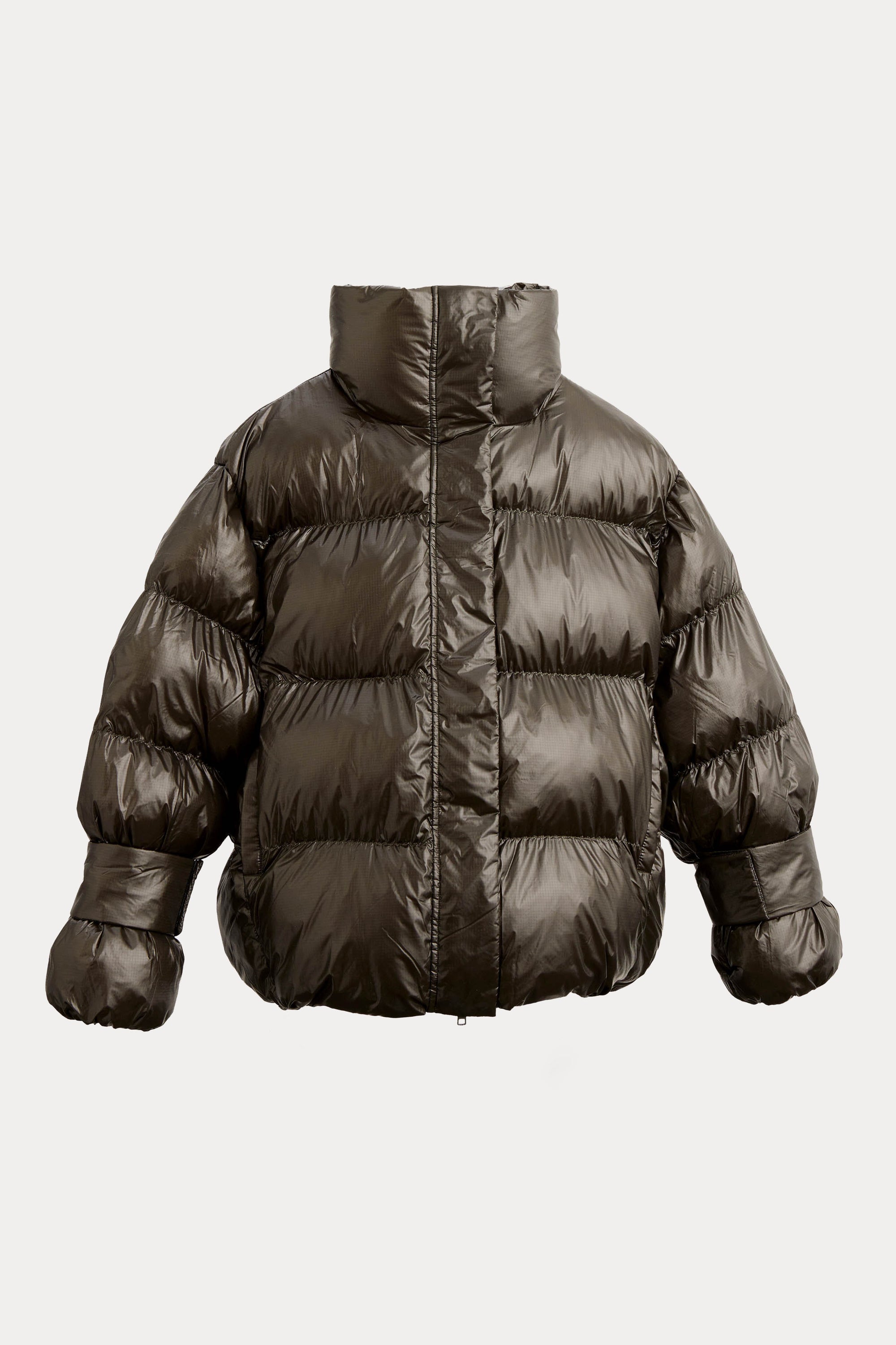 Oval Square Active Collar Jacket COATS 4021 Dark Army