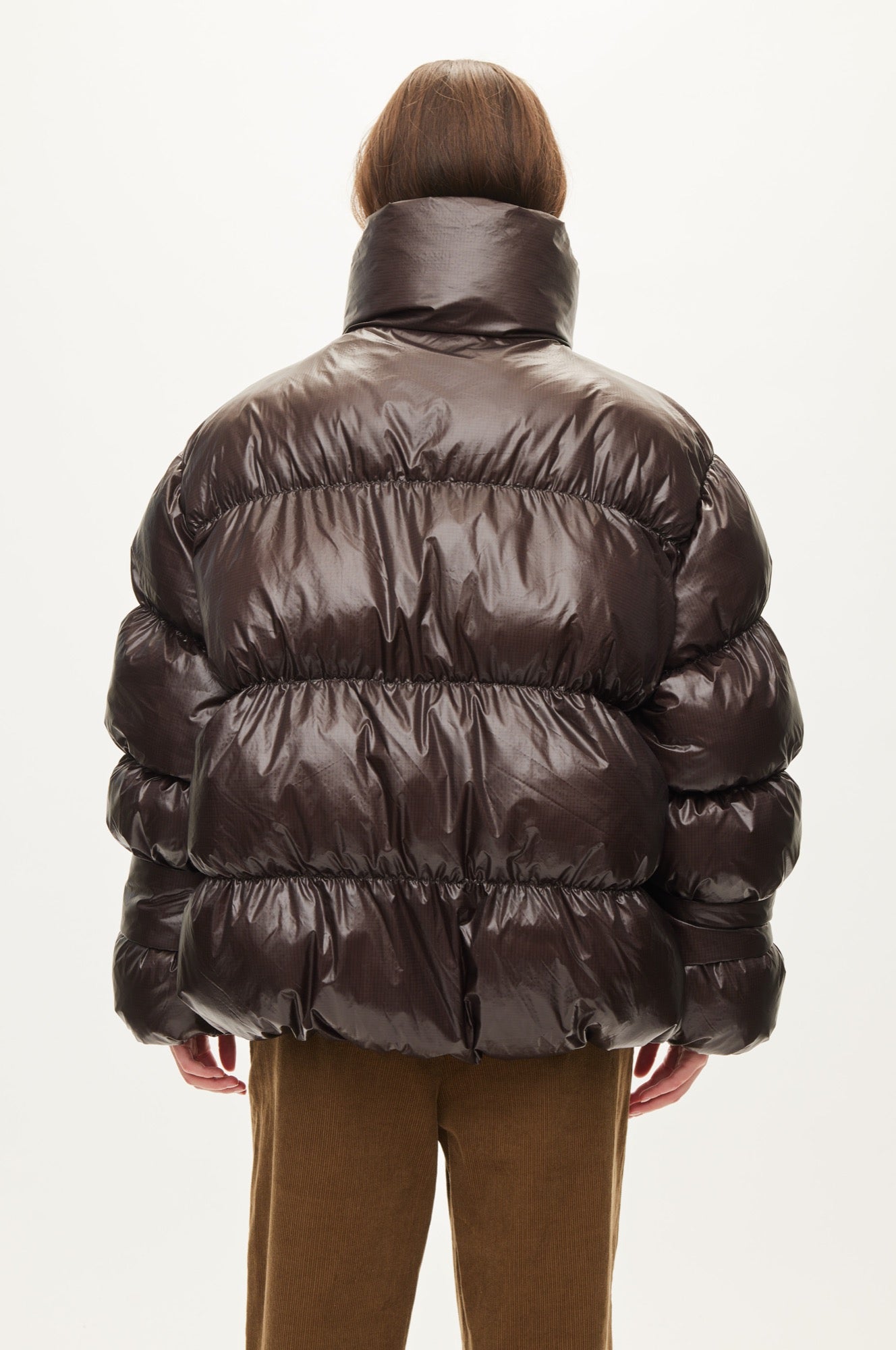 Oval Square Active Collar Jacket COATS 6015 Chocolate Torte
