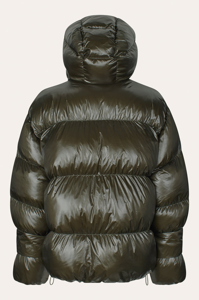 Oval Square Active Hood Jacket COATS 4021 Dark Army