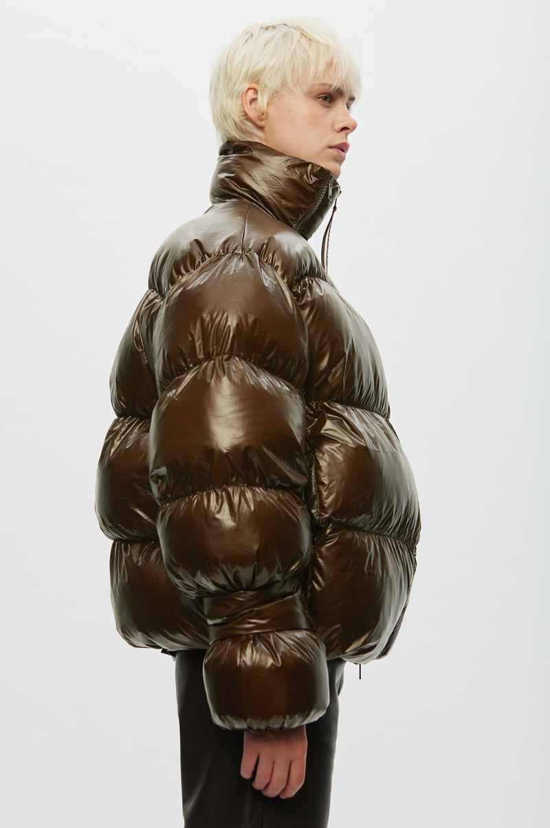Oval Square Active Zip Jacket COATS 6001 Dark Oak