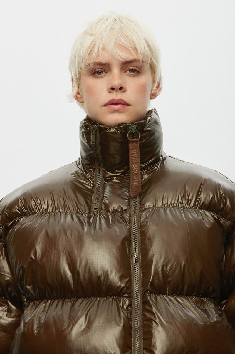 Oval Square Active Zip Jacket COATS 6001 Dark Oak
