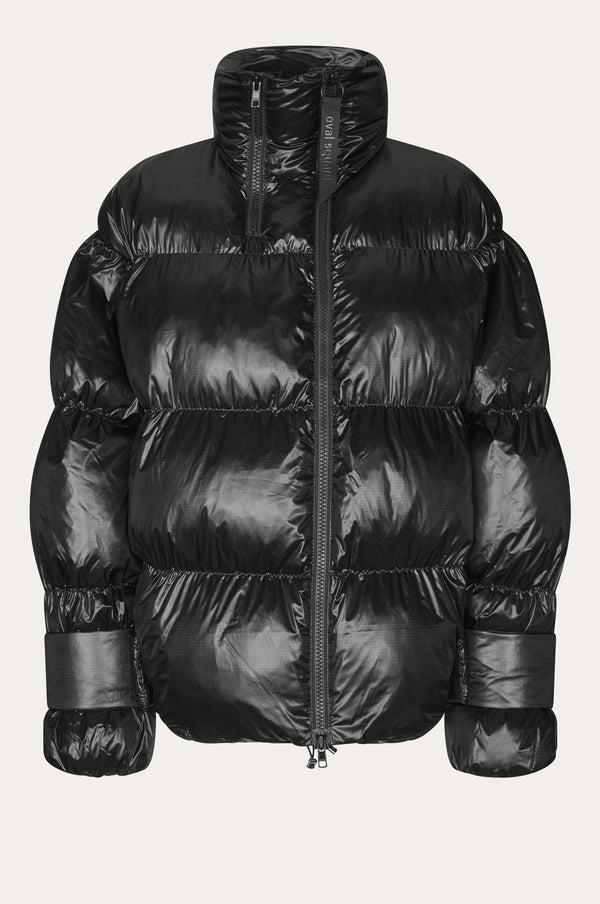Oval Square Active Zip Jacket COATS 8001 Black
