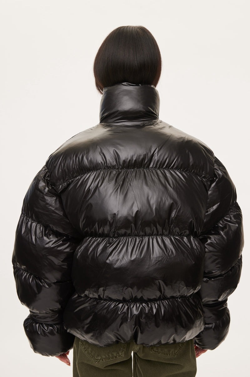 Oval Square Active Zip Jacket COATS 8001 Black