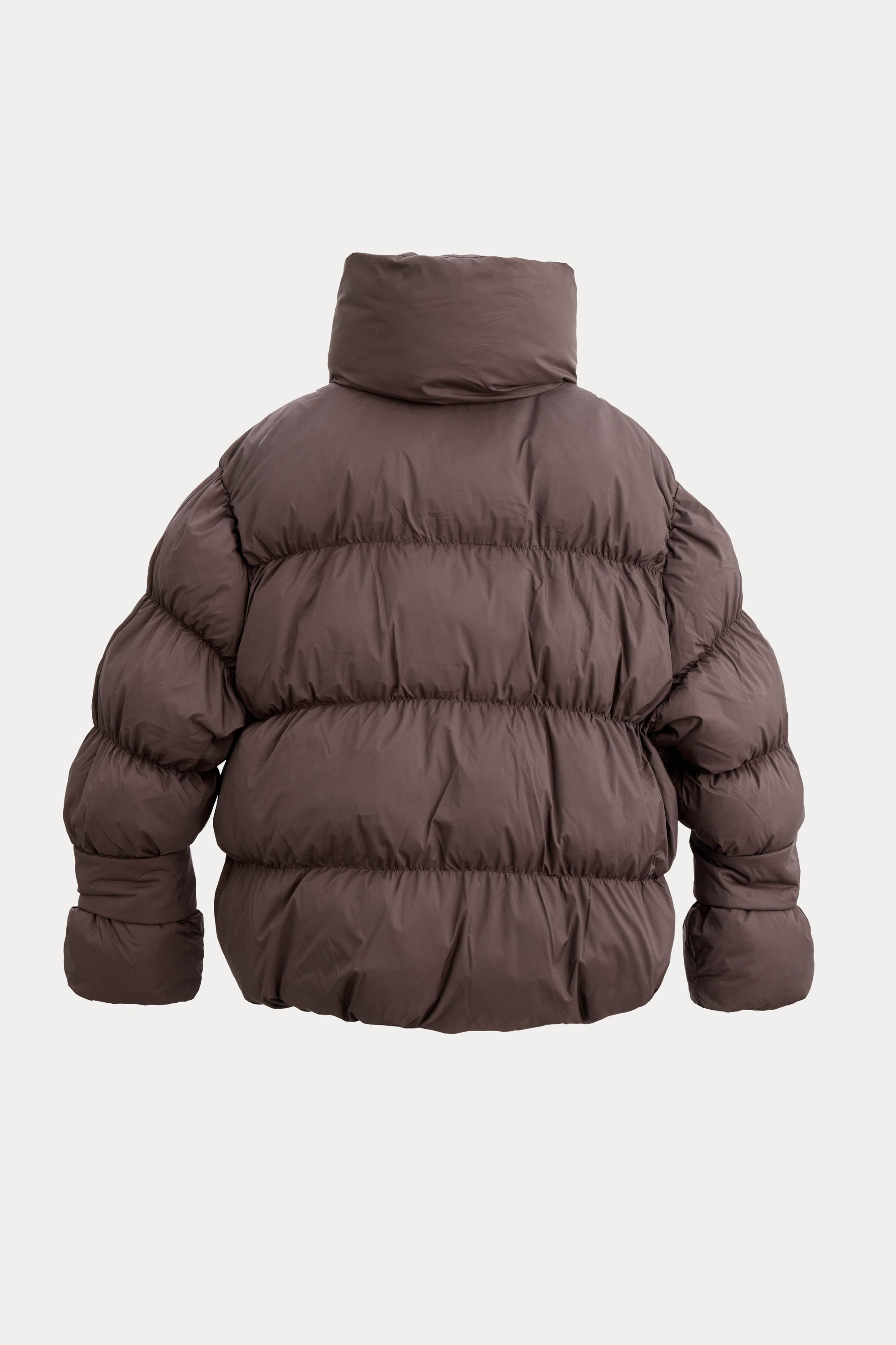 Oval Square Aki double Collar Jacket COATS 6015 Chocolate Torte