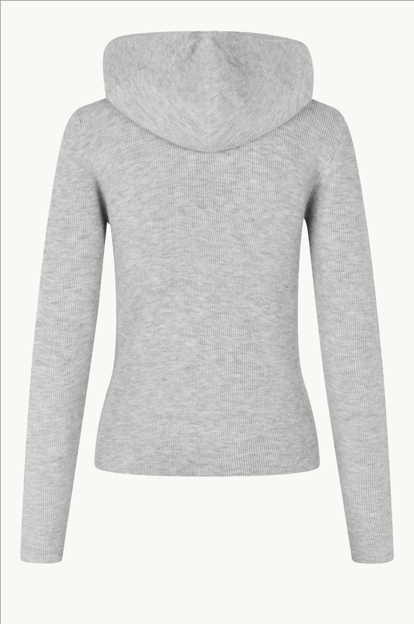 Oval Square Alanis Hood Knit KNITS 7002 Grey Mel