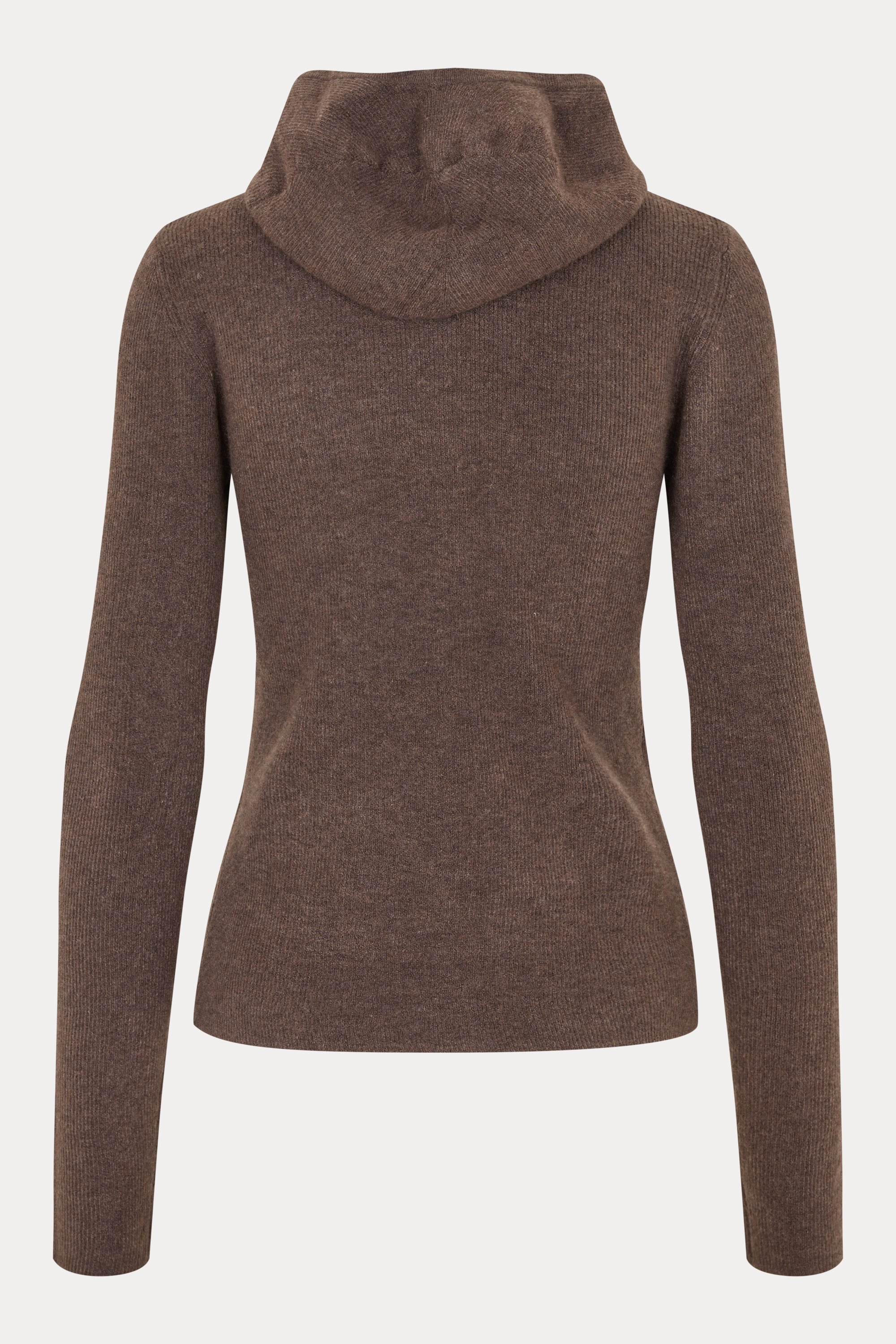 Oval Square Alanis Hood Knit KNITS Brown