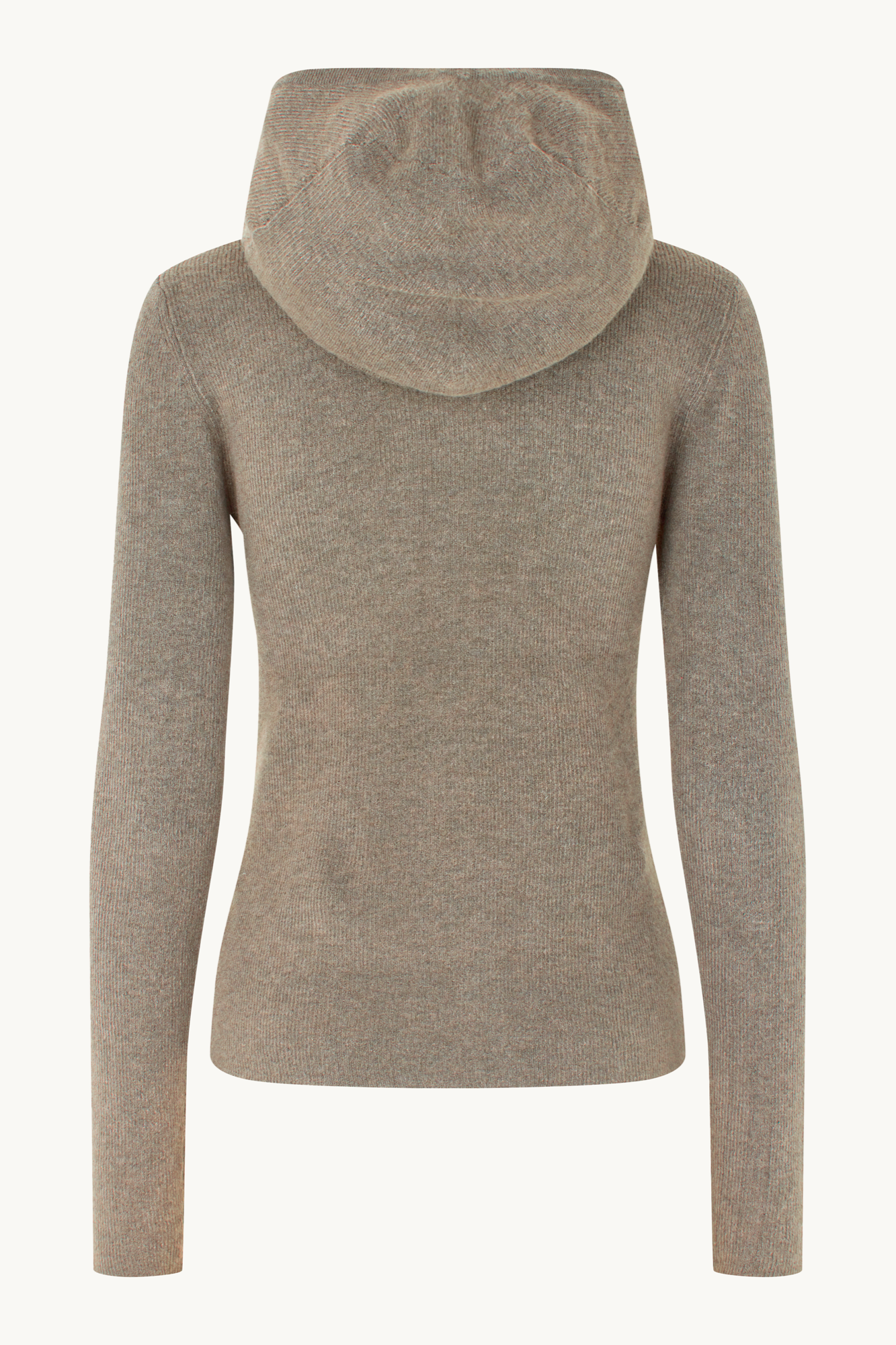 Oval Square Alanis Hood Knit KNITS Light Mocha