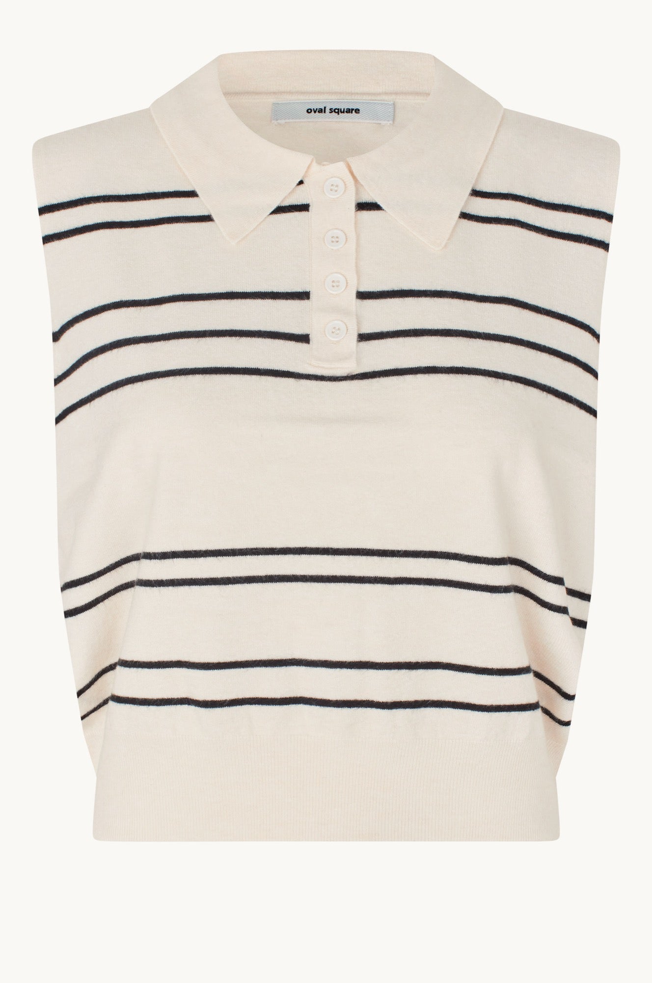 Oval Square Alba polo top VESTS Off White