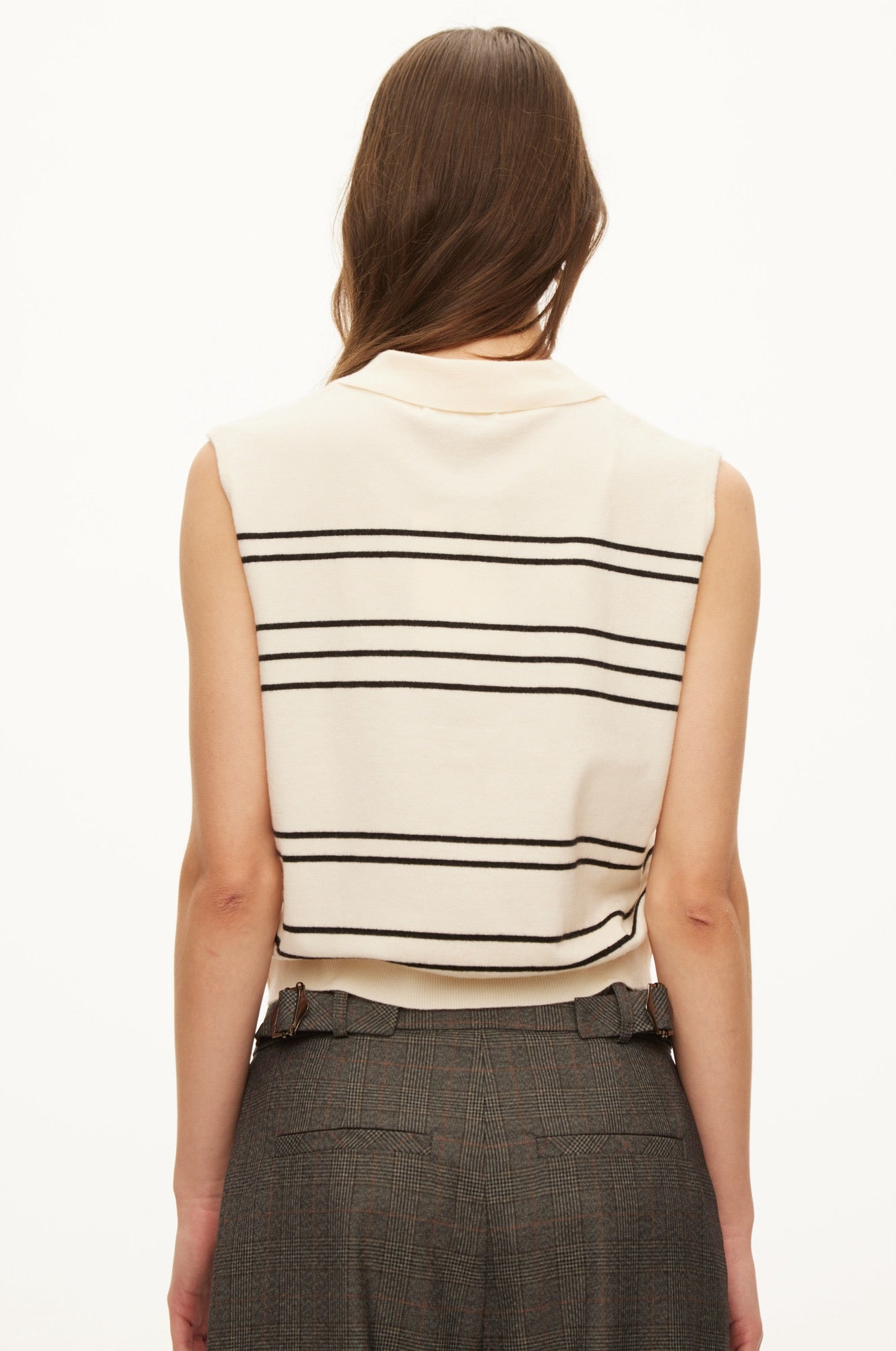 Oval Square Alba polo top VESTS Off White