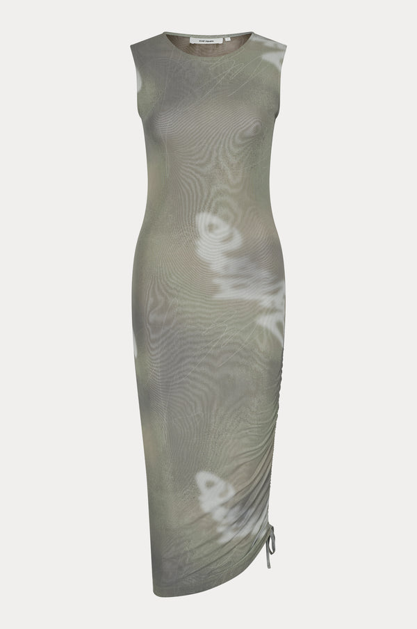 Oval Square Alicia Dress DRESSES 9053 Abbey Stone Scrible Aop