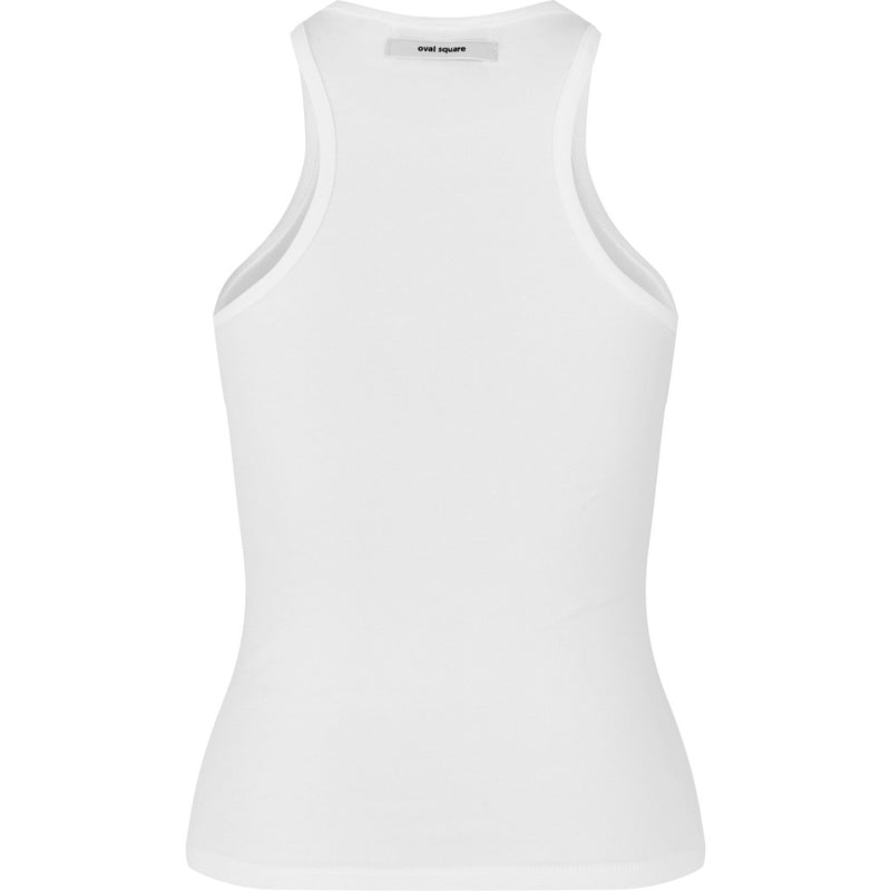 Oval Square Amy Tank Top TOP 1001 White