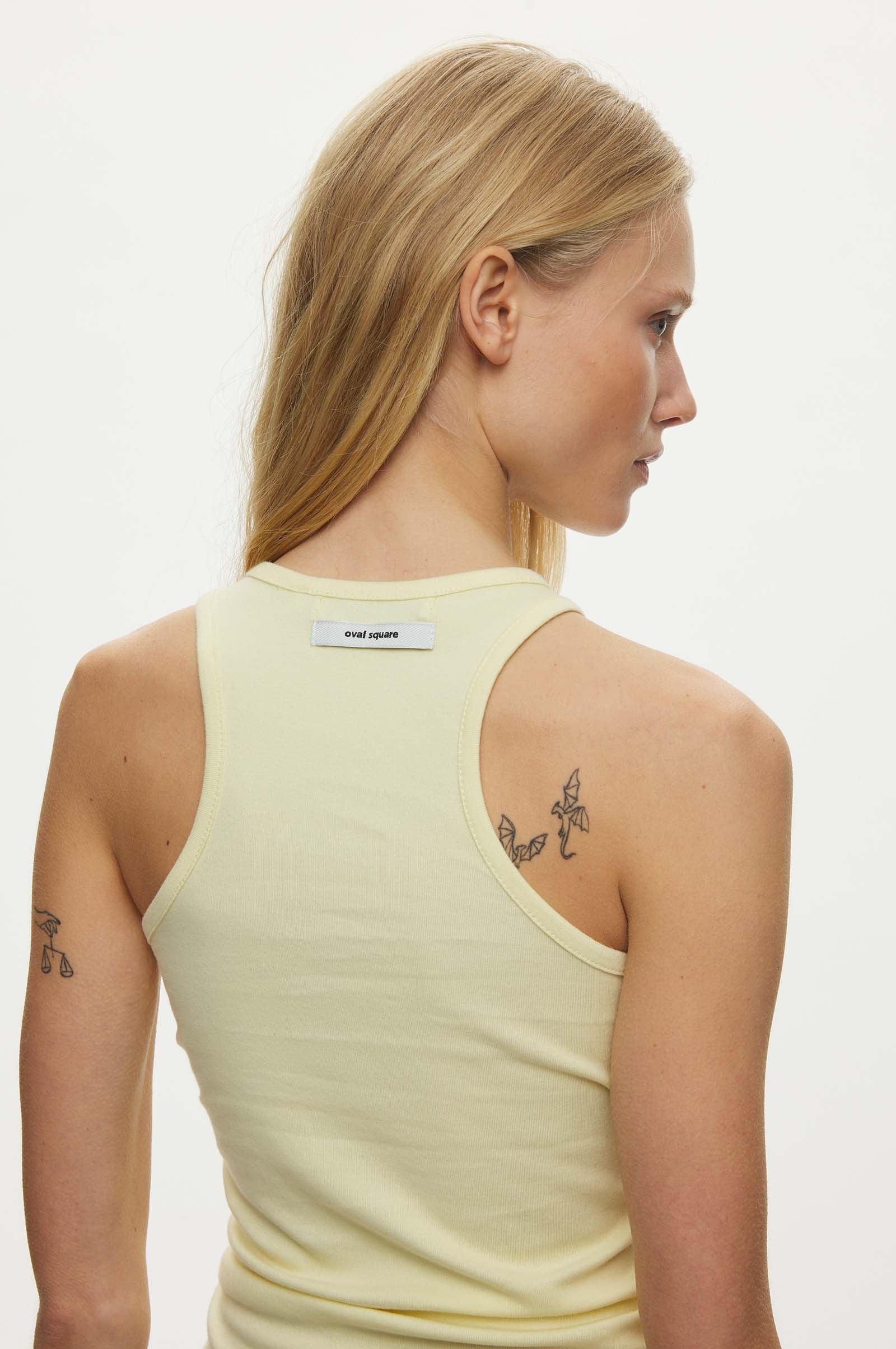Oval Square Amy Tank Top TOP 2006 Wax Yellow