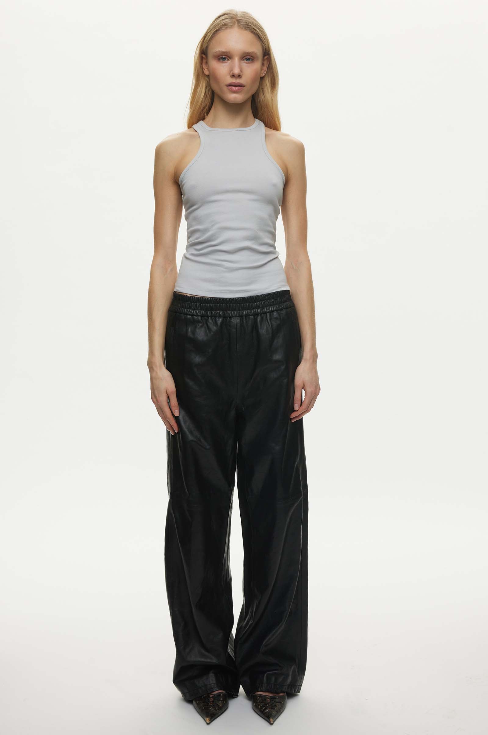 Oval Square Amy Tank Top TOP 7018 Cloud Grey