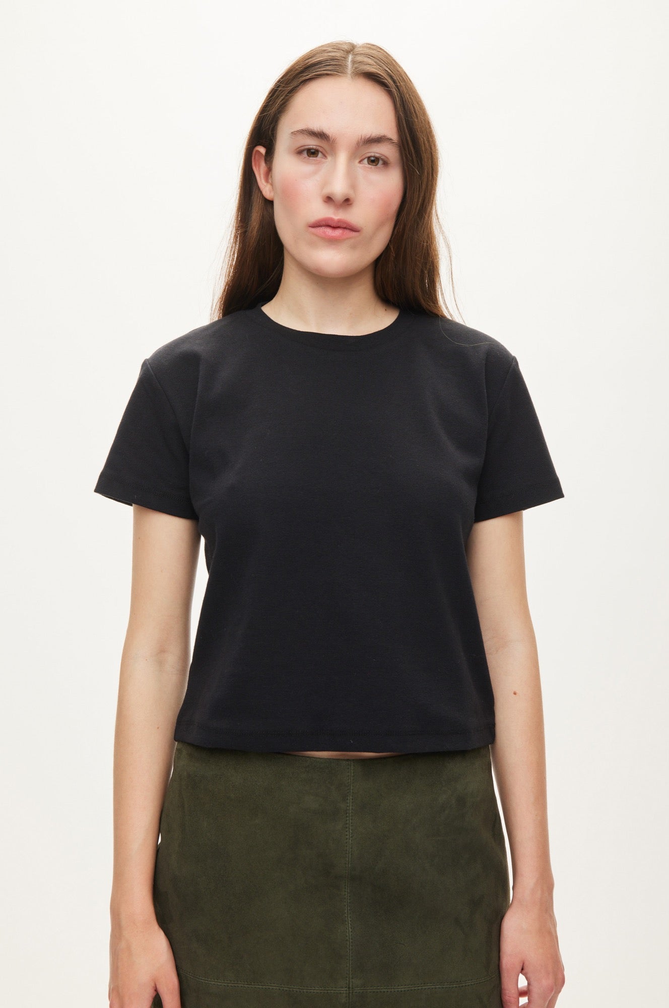 Oval Square Amy Tee TEE 8001 Black