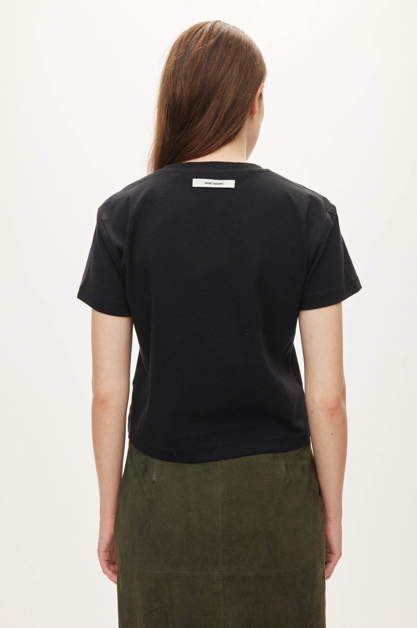 Oval Square Amy Tee TEE 8001 Black