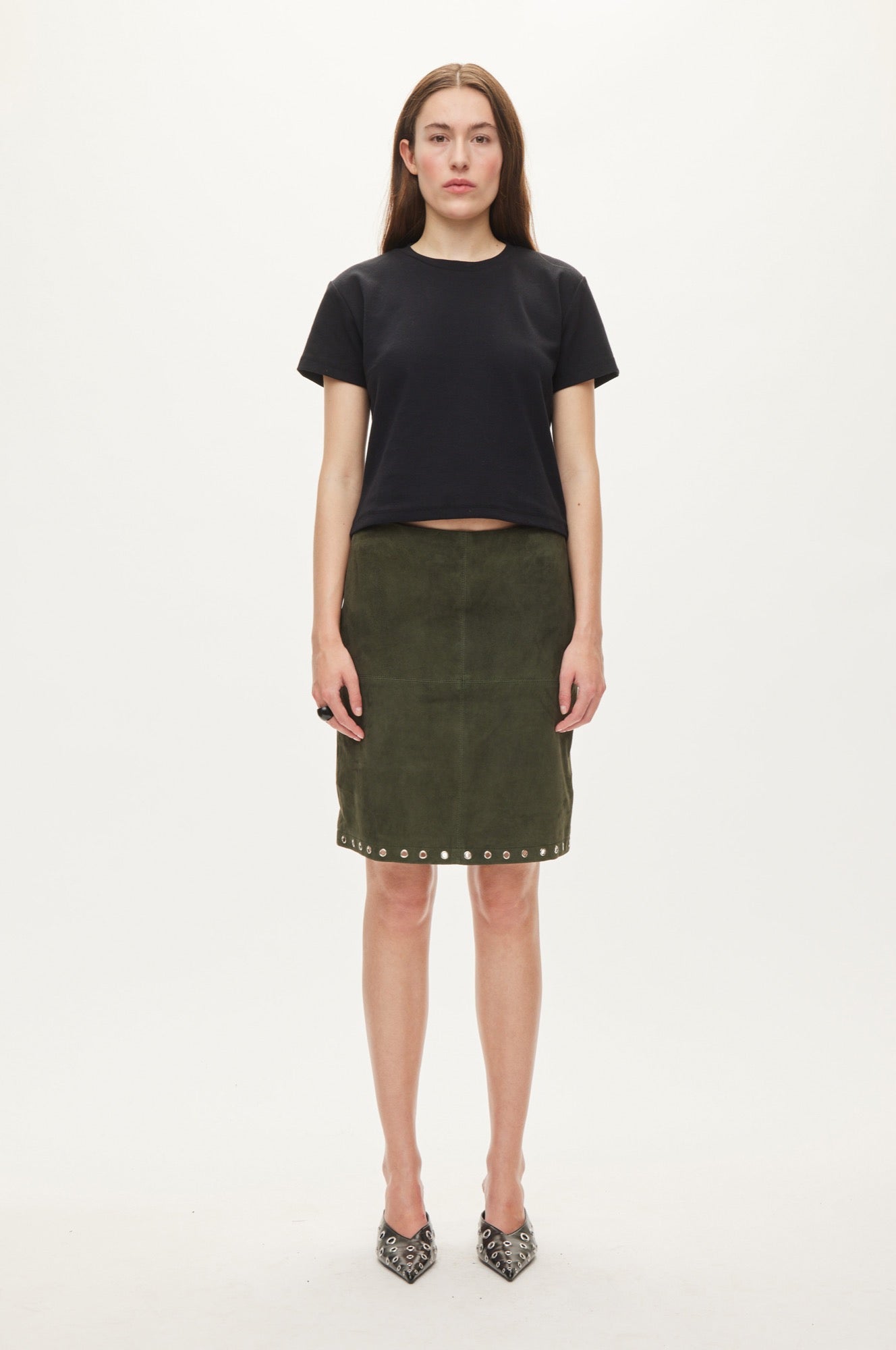 Oval Square Amy Tee TEE 8001 Black
