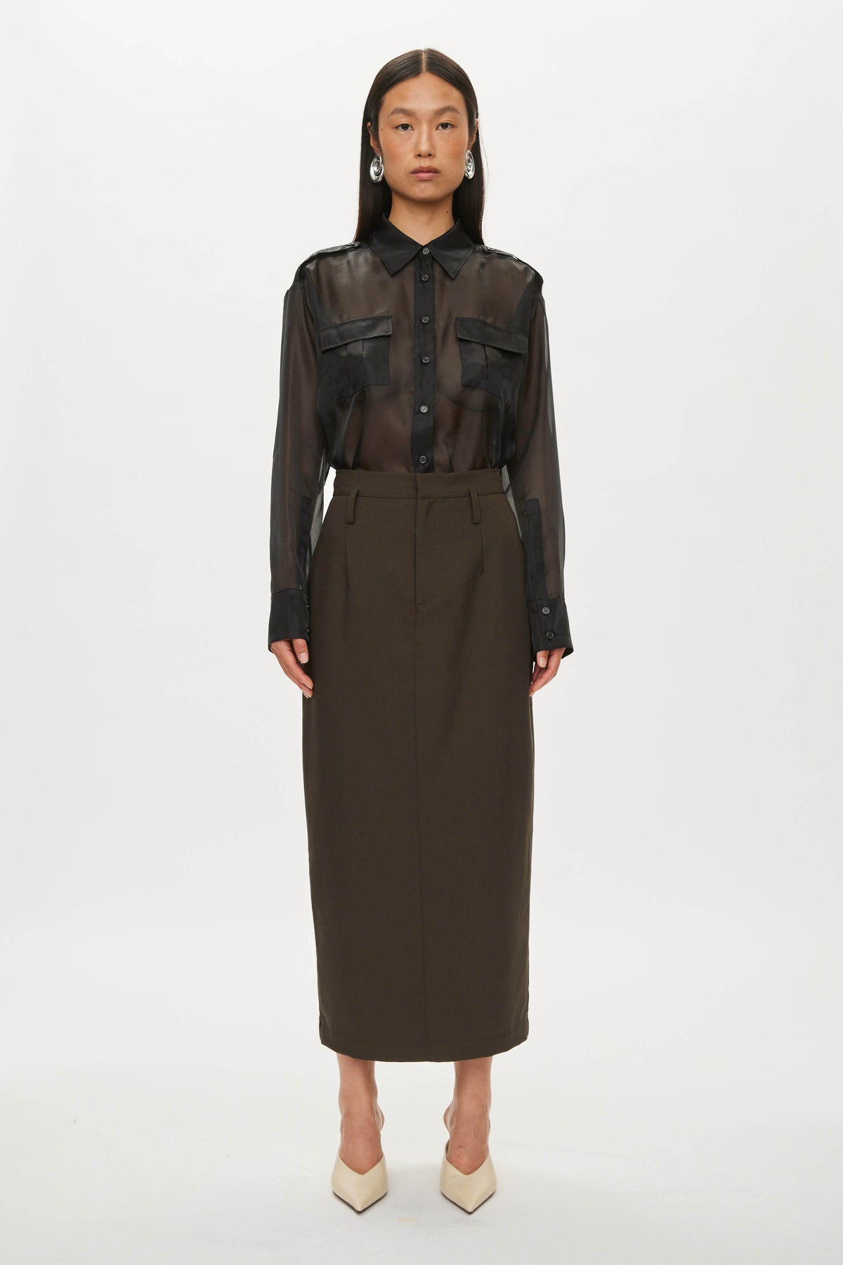 Oval Square Andre skirt SKIRTS Soil