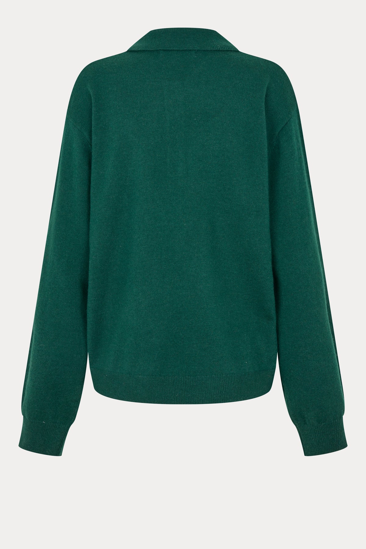 Oval Square Avar knit Polo KNITS Pine Green