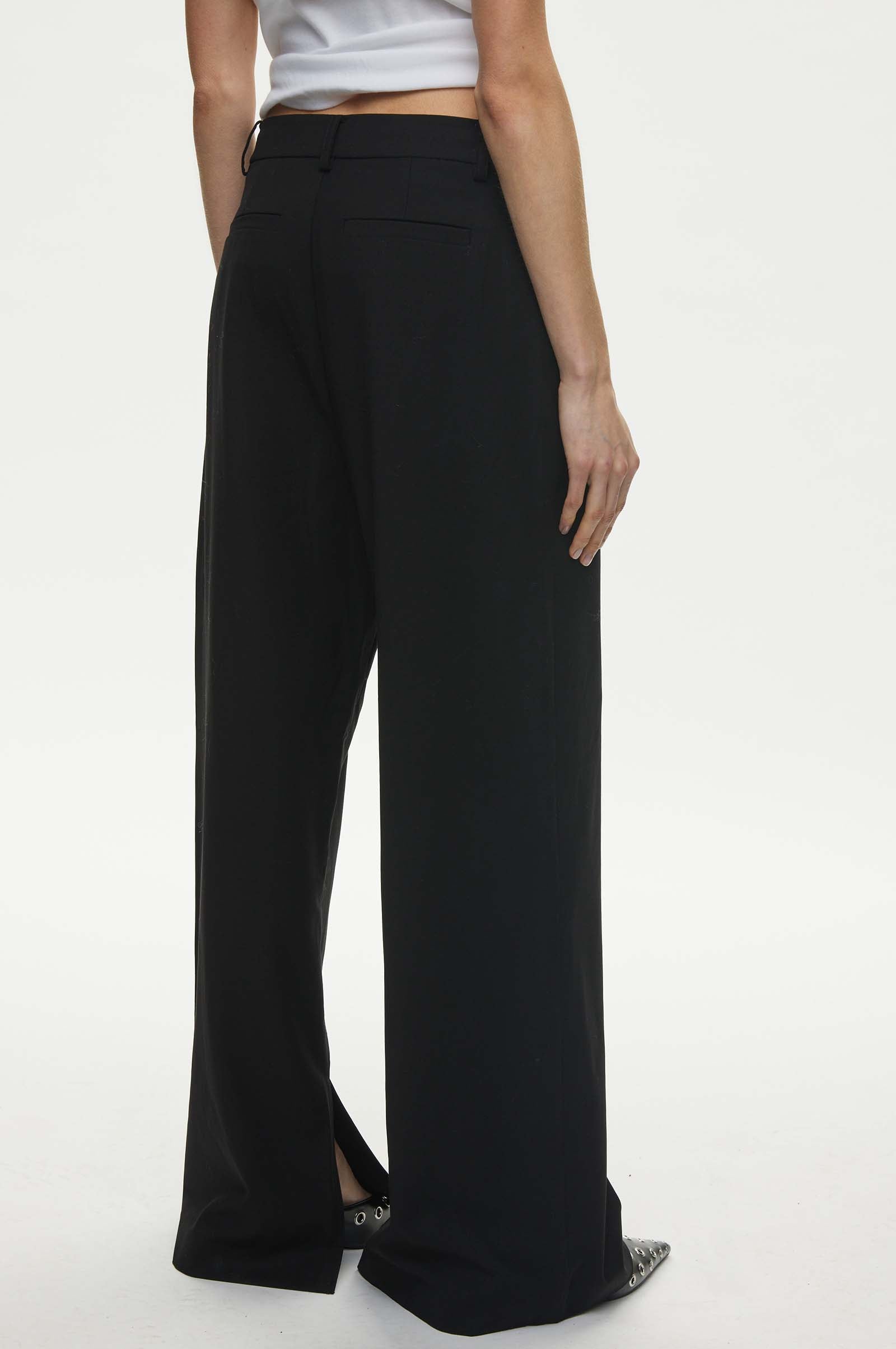 Oval Square Barbara Trousers TROUSERS 8001 Black