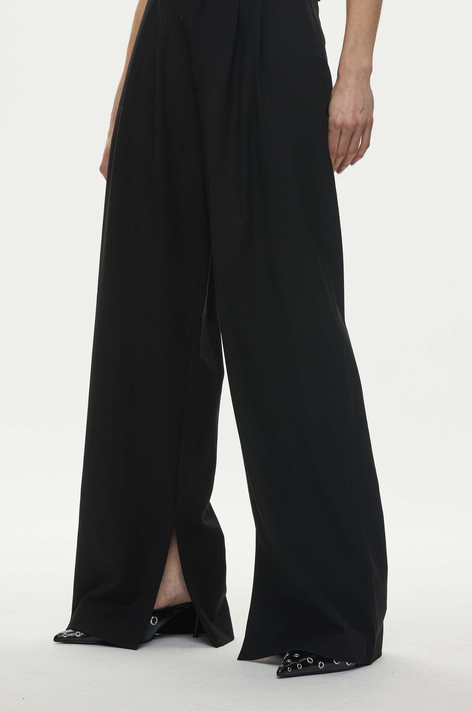 Oval Square Barbara Trousers TROUSERS 8001 Black