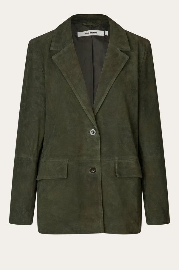Oval Square Bella Suede Blazer BLAZERS 4021 Dark Army