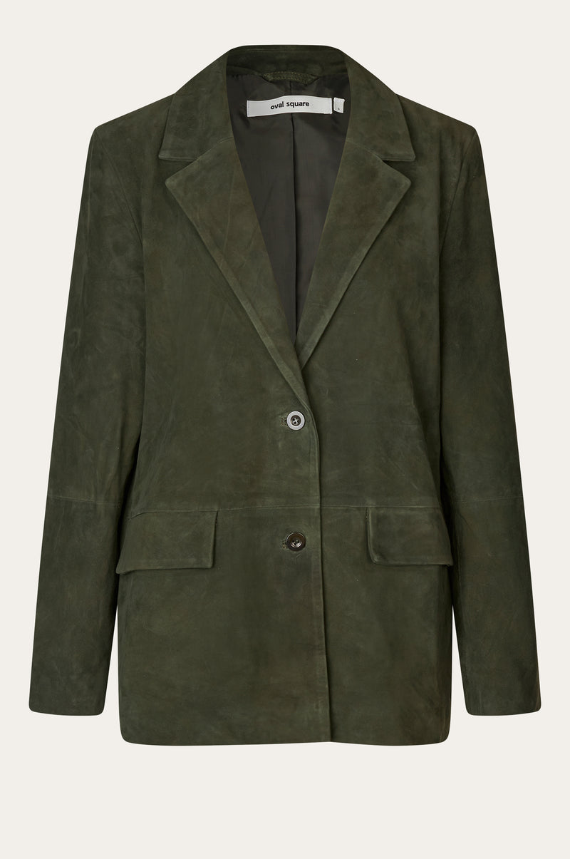 Oval Square Bella Suede Blazer BLAZERS 4021 Dark Army