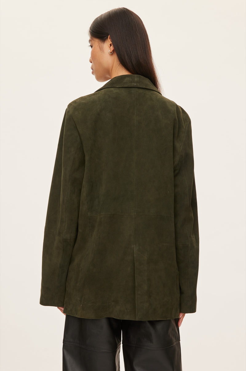 Oval Square Bella Suede Blazer BLAZERS 4021 Dark Army