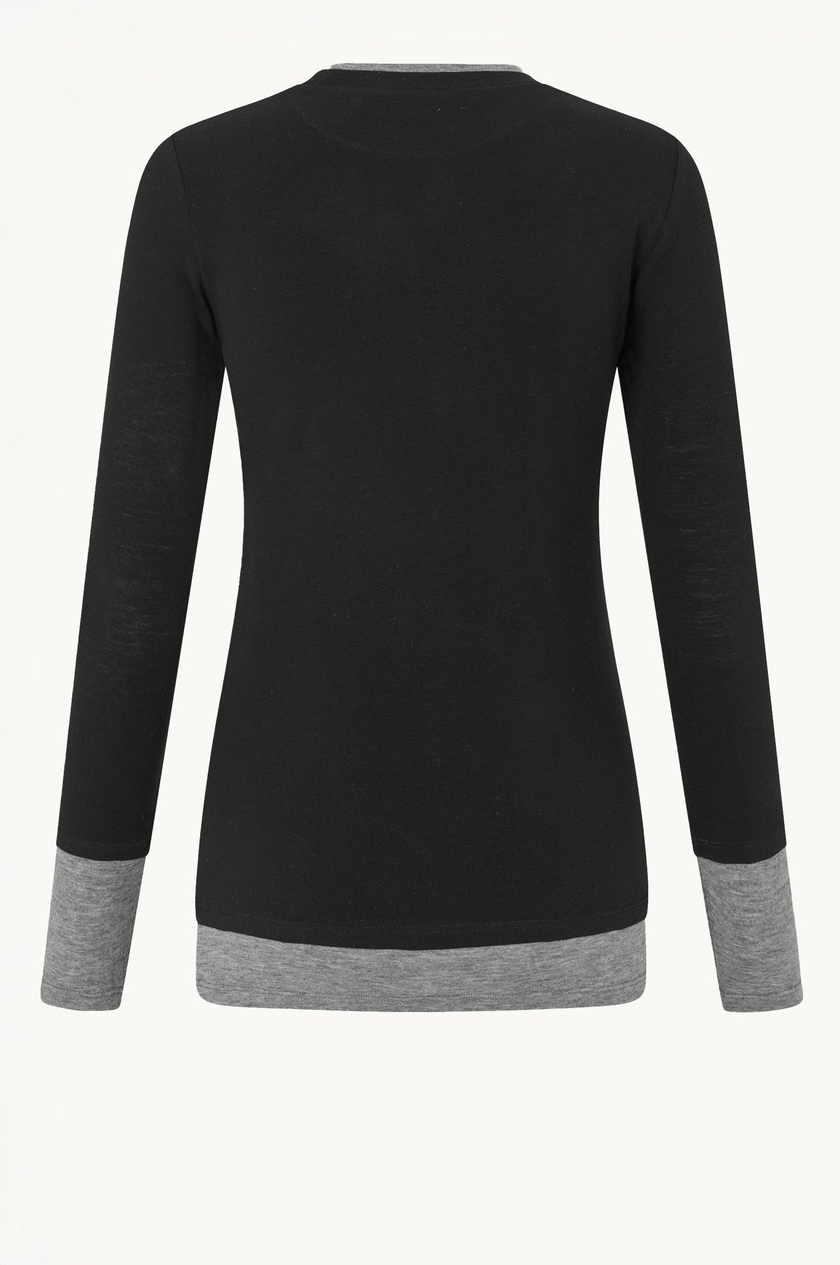 Oval Square Bibi Blouse BLOUSES 8001 Black