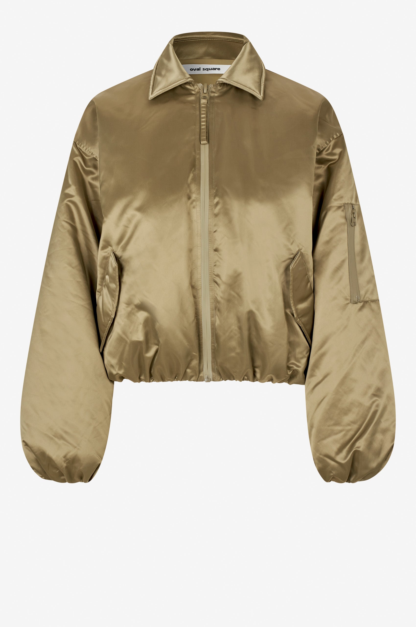 Oval Square Blink Bomber Jacket COATS 4005 Olive