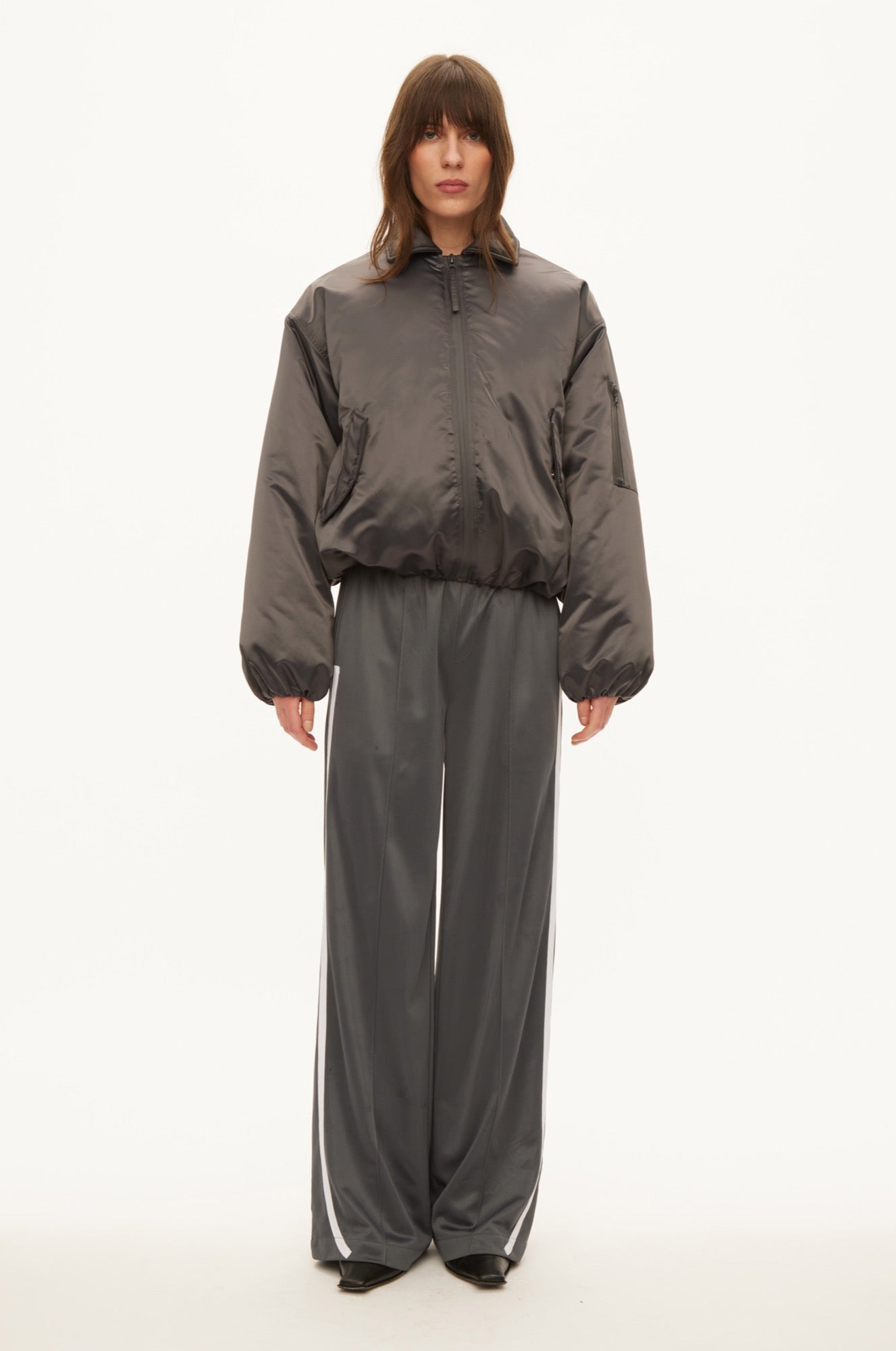 Oval Square Blink bomber JACKETS Asphalt