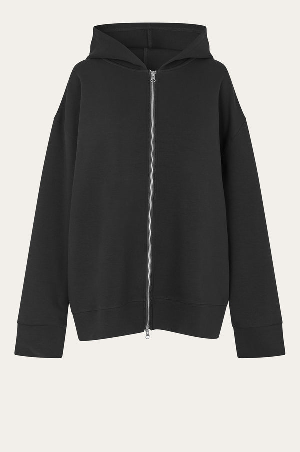 Oval Square Bobbi Zip Hood JACKETS 8001 Black