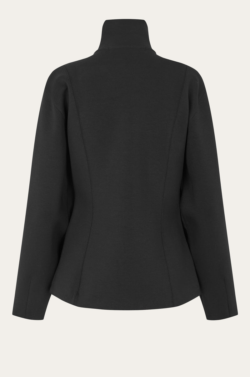 Oval Square Bobbi Zip Jacket JACKETS 8001 Black