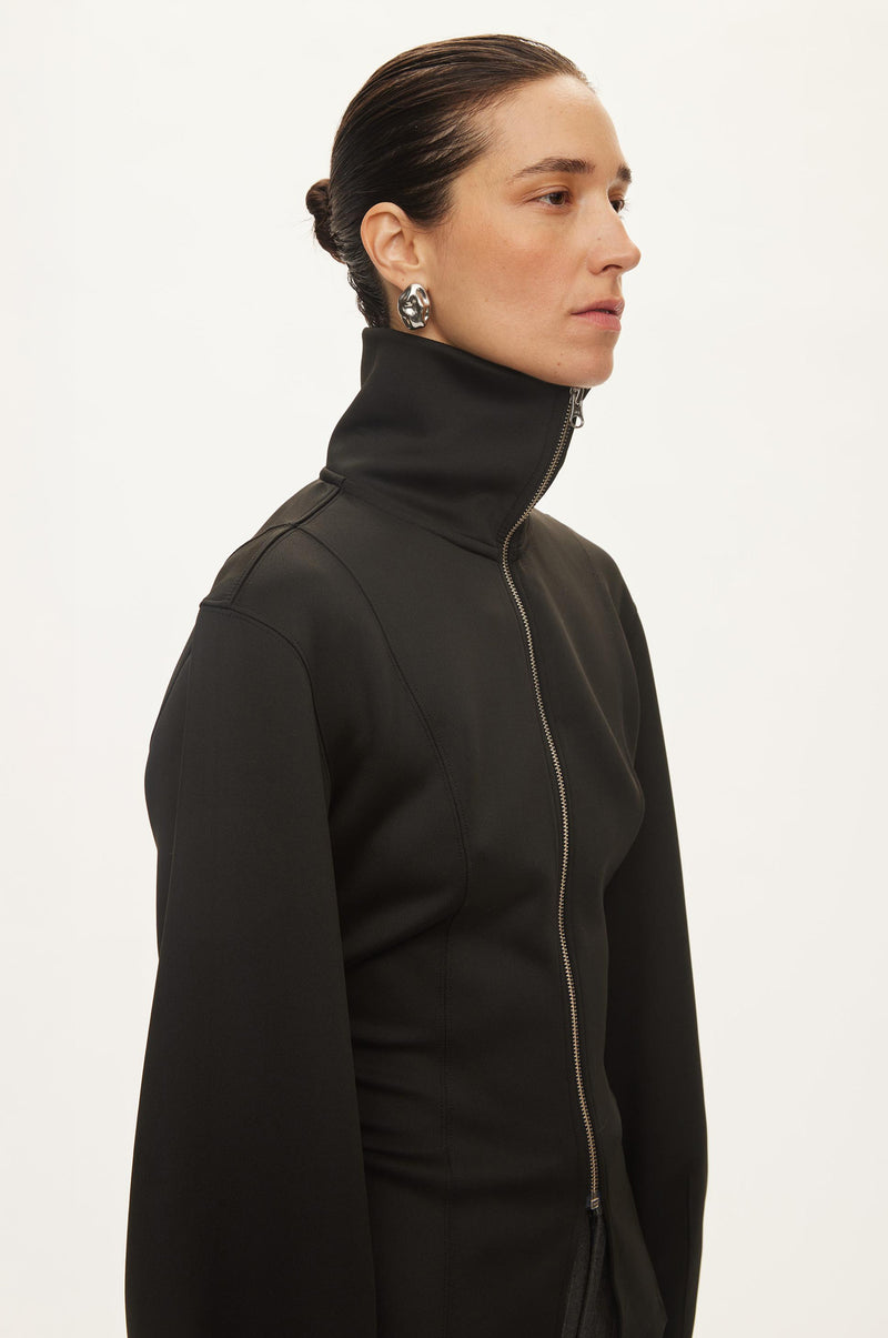 Oval Square Bobbi Zip Jacket JACKETS 8001 Black