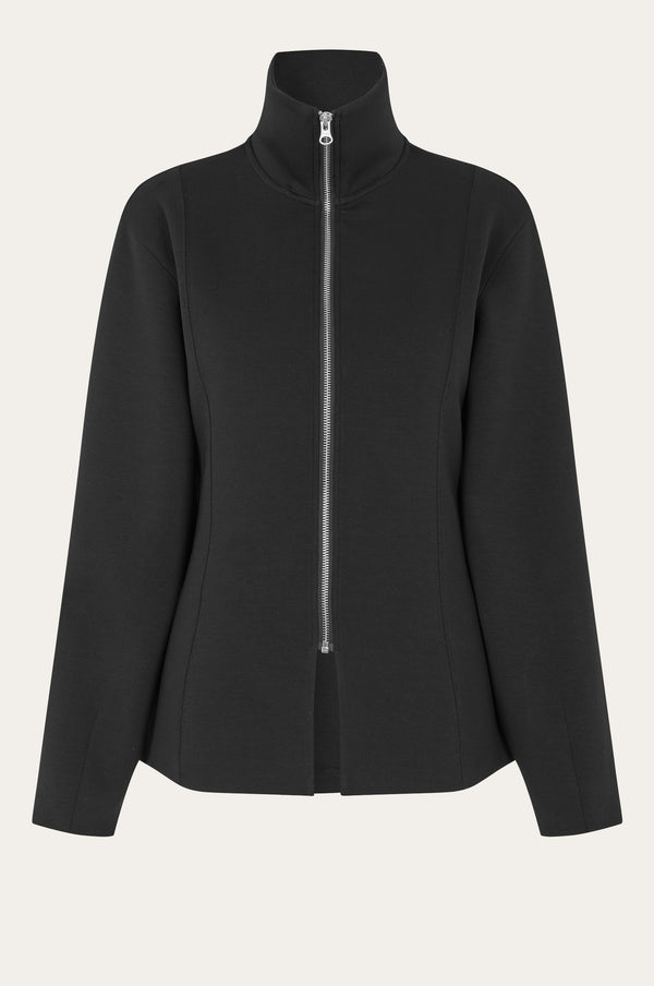 Oval Square Bobbi Zip Jacket JACKETS 8001 Black