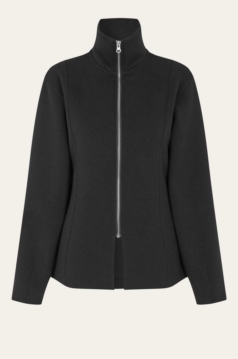 Oval Square Bobbi Zip Jacket JACKETS 8001 Black