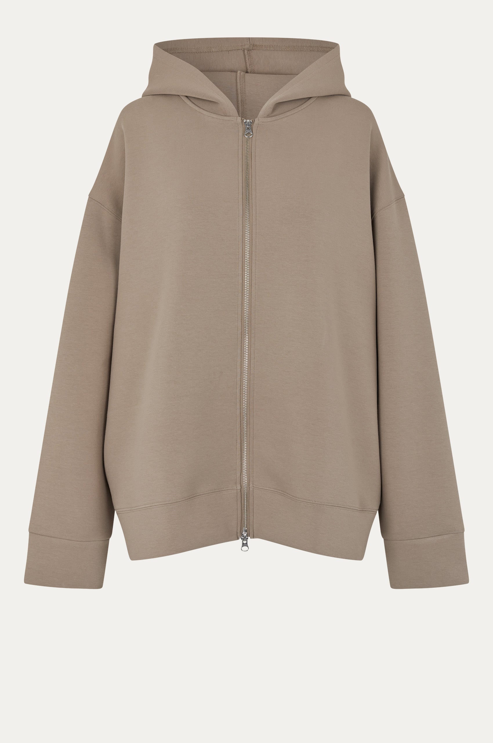 Oval Square Bobo Zip Hood SWEATSHIRTS Coca Mocha