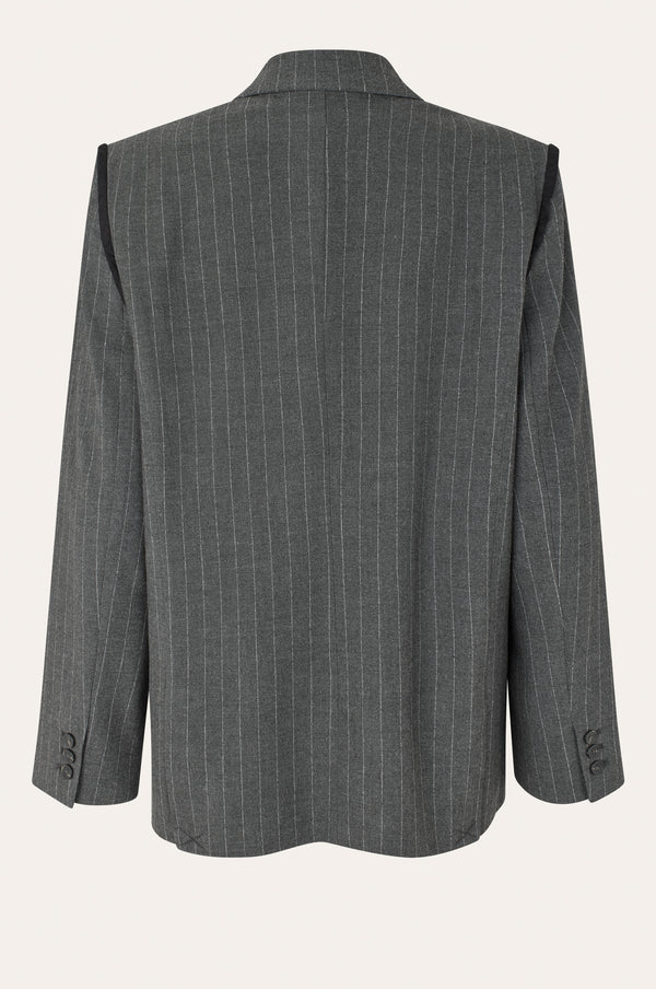 Oval Square Bonnie Blazer BLAZERS 7013 Dark Grey Pinstripe