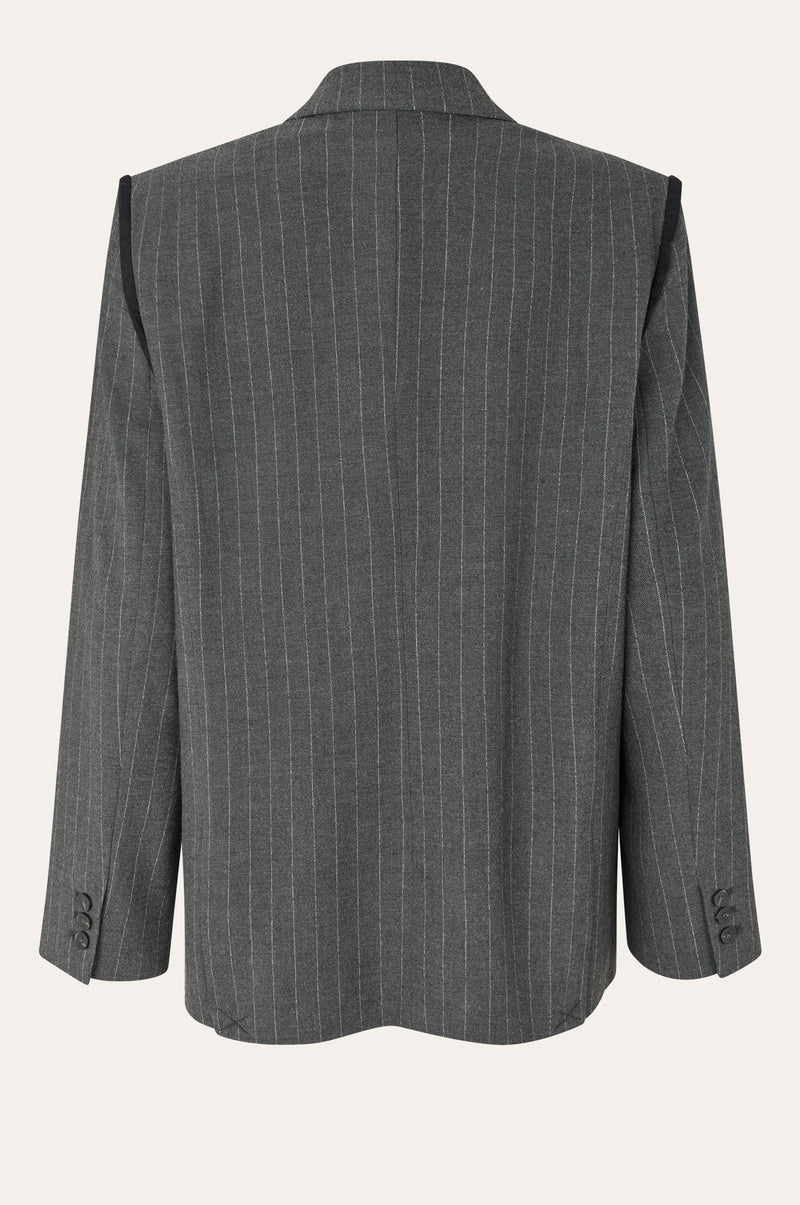 Oval Square Bonnie Blazer BLAZERS 7013 Dark Grey Pinstripe