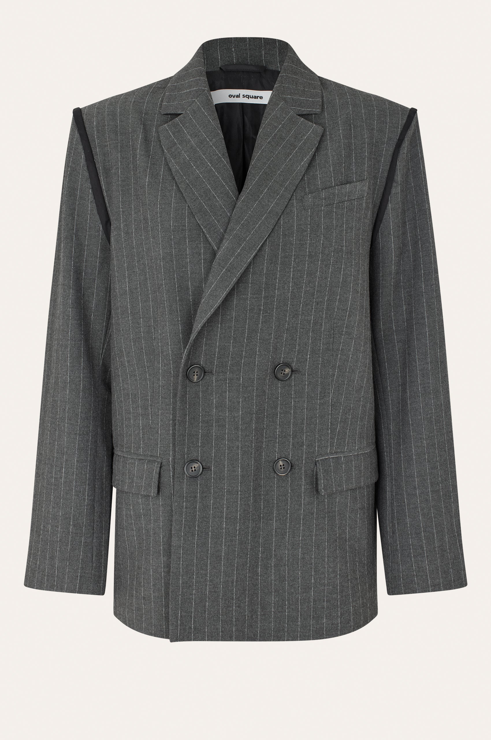 Oval Square Bonnie Blazer BLAZERS 7013 Dark Grey Pinstripe
