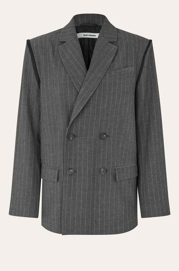 Oval Square Bonnie Blazer BLAZERS 7013 Dark Grey Pinstripe